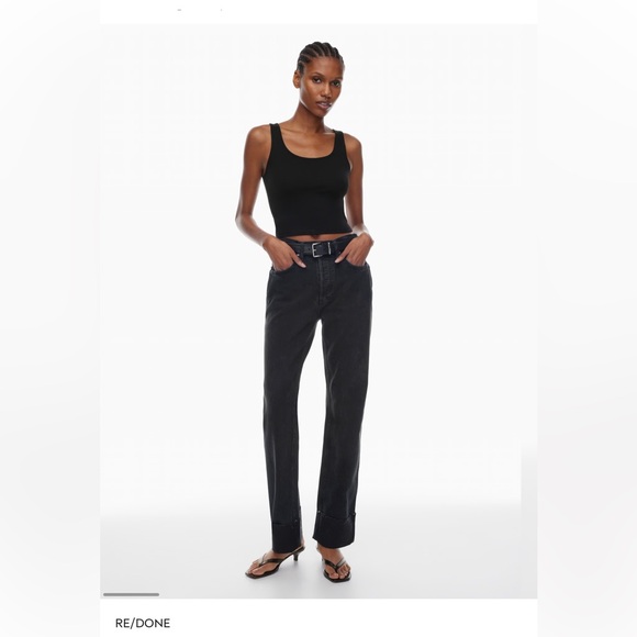 RE/DONE High Rise Loose Long Cuff Jean (BNWT)